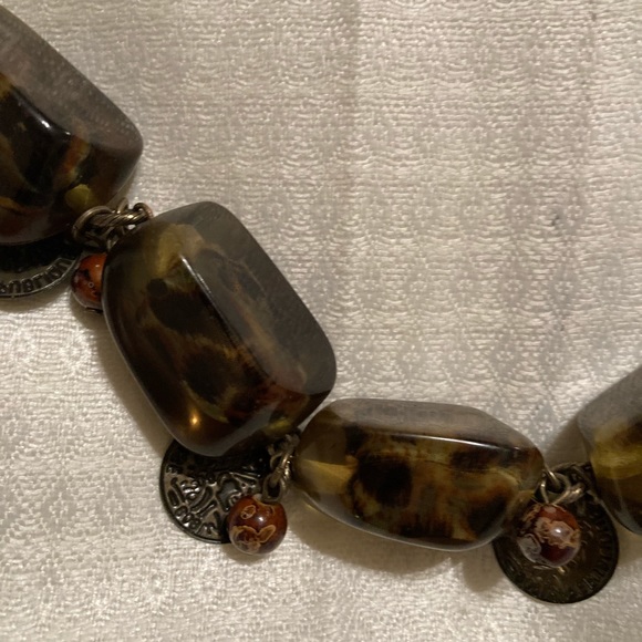 Aris by Treska beautiful beaded long necklace - Picture 3 of 6